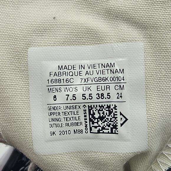 Converse Run Star Hike Low Platform Sneakers Black 168816C Women’s 7.5 - Picture 9 of 9